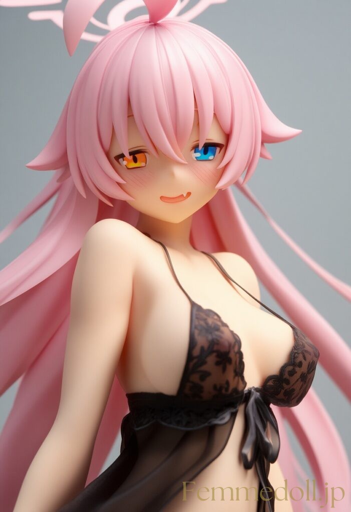 ブルーアーカイブ　ホシノの大人巨乳化フィギュア風AIエロ画像