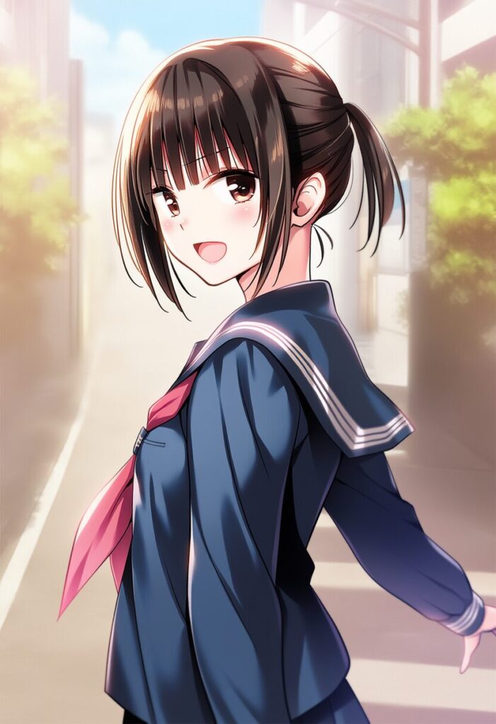【二次元】ポニテ女子と性行為実習してみた