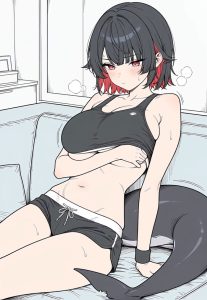 【画像】この寝起き女の子の汗ばんだ身体で1番舐めまわしたいところｗｗｗｗｗ