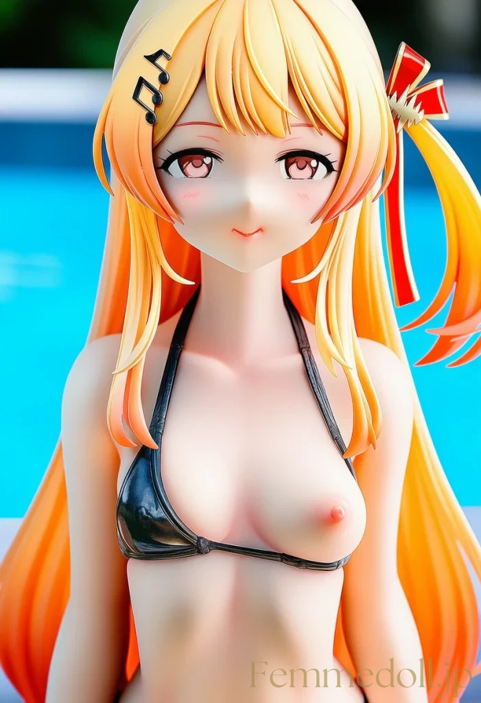 音乃瀬奏の秘密の水着姿…ちょっとだけ見せてあげる♡【Vtuberエロ画像】