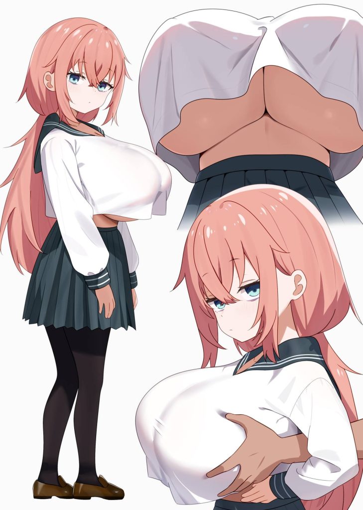 アンバランスなんだけどソコに惹かれてしまう…ロリ巨乳の少女画像♪