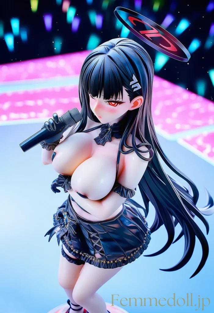 「こんな姿、皆に見られるなんて…！」リオのステージで咲く羞恥の花【ブルアカエロ画像】