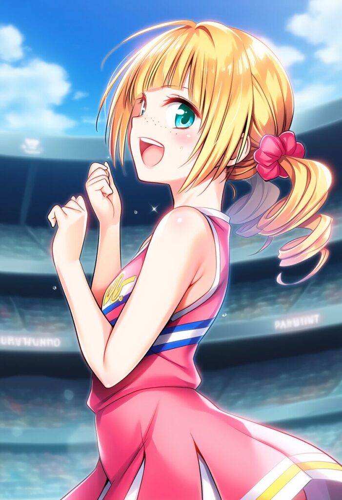 【二次元】チアリーダーさん。サービスしすぎです。