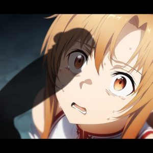 【SAO・エロ漫画】変態デカチンポ男に捕まったアスナ！逃げられない地下で絶望種付けプレスされちゃう！
