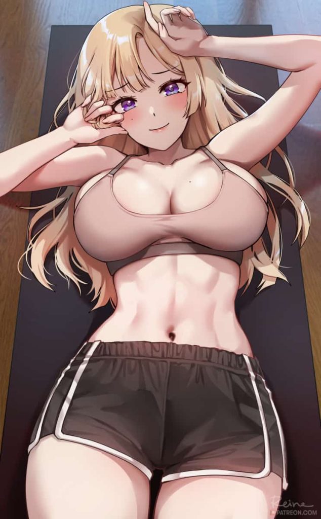 腹筋が割れてて引き締まった体の女の子って興奮するよね？な萌えエロ画像まとめ