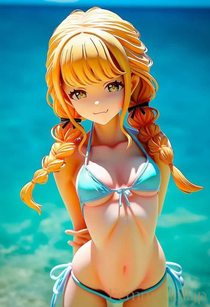 藤田ことねと水着デート！？無邪気な笑顔が眩しい、秘密のバカンス【学マスエロ画像】