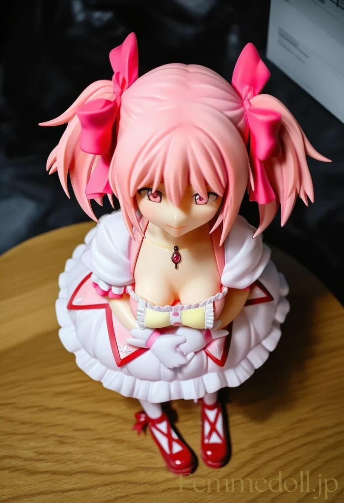 【まどマギ】鹿目まどかの魔法少女衣装のピンクフリルから露出する胸に興奮♡【着衣イラスト30枚】