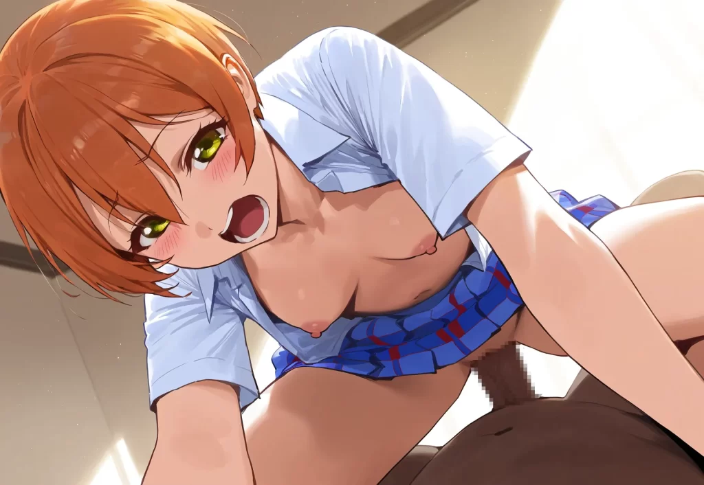 【ラブライブ!】星空凛ちゃんと騎乗位ハメハメするエロ画像