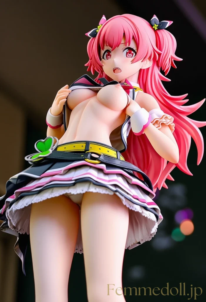 【プロセカ】愛莉：ステージの残光に揺れる桃色の誘惑【AI生成イラスト30枚】