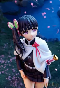 【鬼滅の刃】カナヲ のヌードが夜桜で儚げに輝く！【エロイラスト】