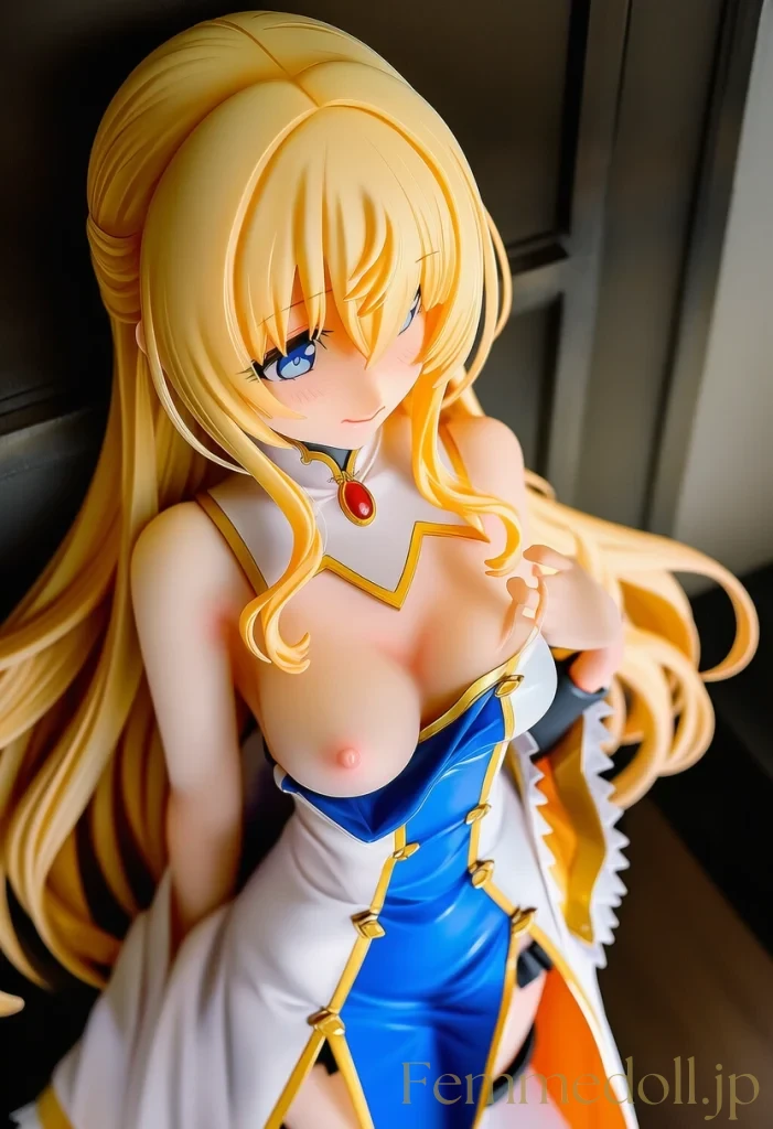 【ゴブリンスレイヤー】女神官の美乳が服からはみ出し揺れ誘惑ポーズ【エロAI60枚】