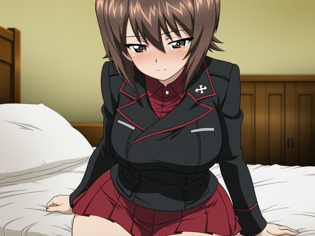 西住まほとイチャラブSEX