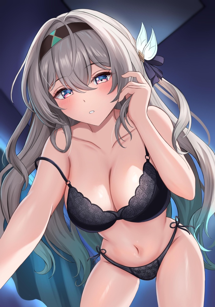 【二次】下着姿女子、ちょっと照れた仕草が尊すぎる画像まとめｗ