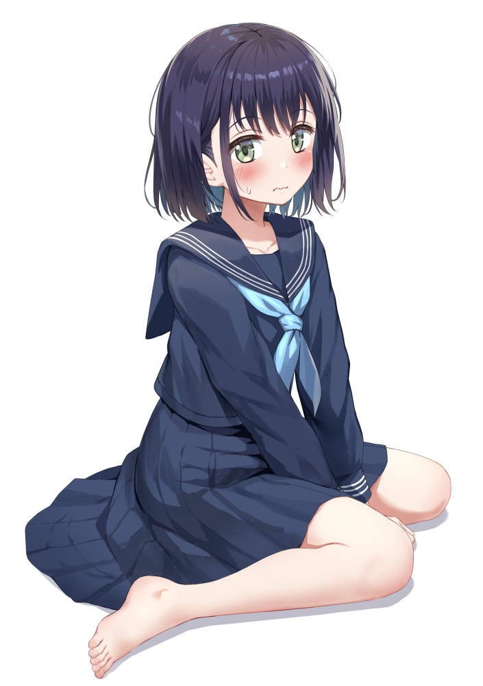 【二次】ぺたん座り女子、ゆるっとした座り方が尊すぎる件ｗｗ