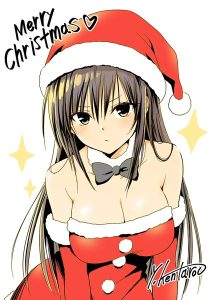 【画像】矢吹健太郎さん、クリスマスに古手川のえちえちイラストを投稿する