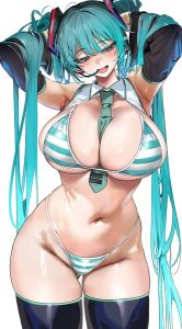 【画像】ミクさんを巨乳にしてる画像無理なんだけどこれは抜いた