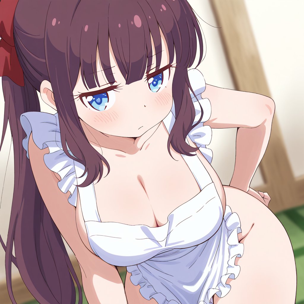 【NEWGAME!】裸エプロンひふみんと朝まで愛し合うエロ画像