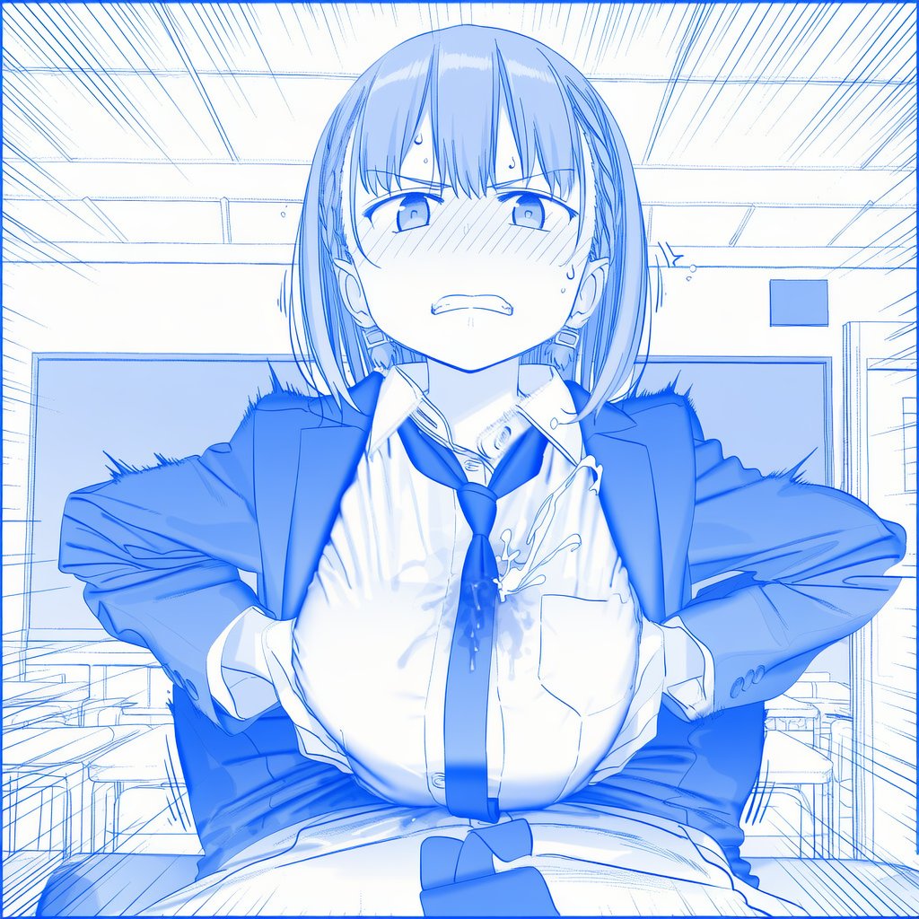 【月曜日のたわわ/エロ画像】おっぱいを出さない着衣パイズリエッロ・・・