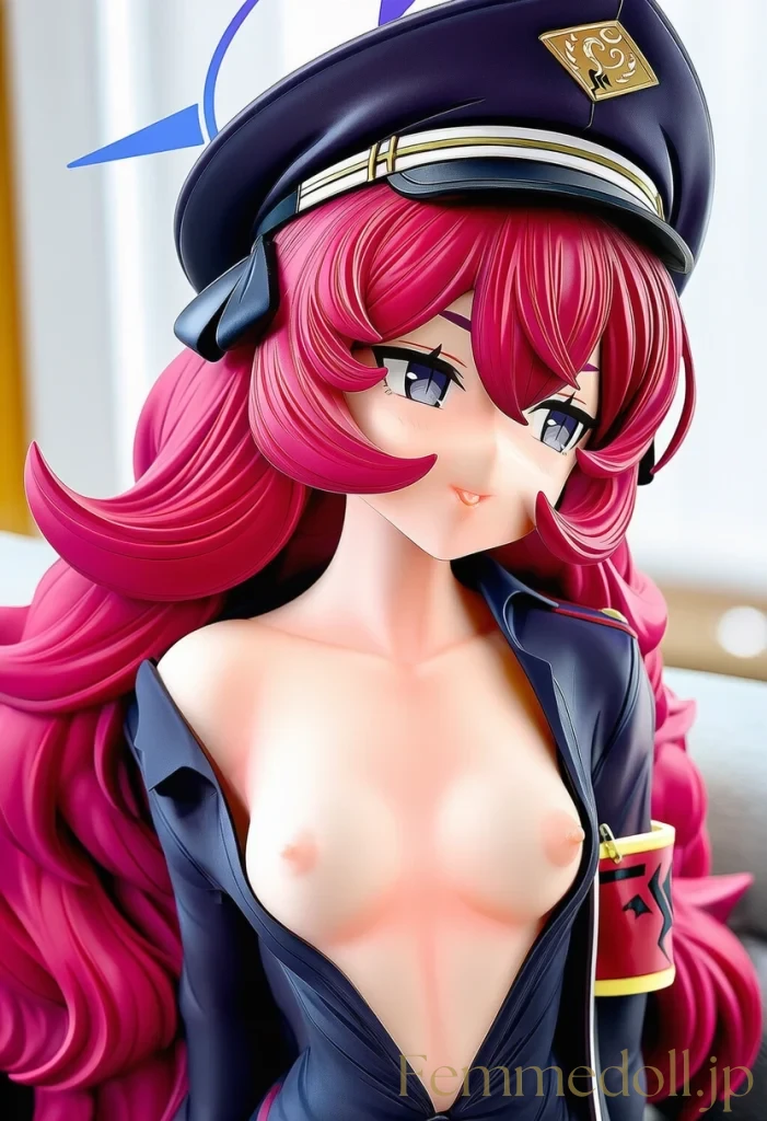 【ブルアカ】イロハ「先生、こっち来てよ…」制服から肌チラで誘惑ポーズ【AIエロイラスト24枚】