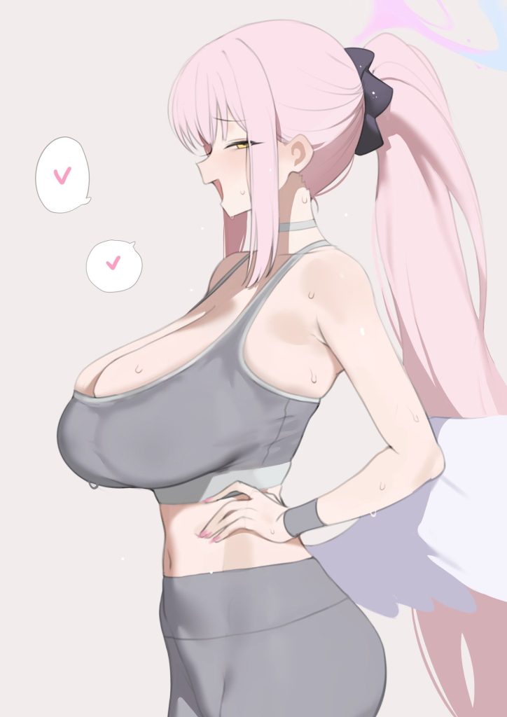 スポーツブラ着用女子の無防備な健康エロス(*´Д`*)ﾊｧﾊｧ ㉙