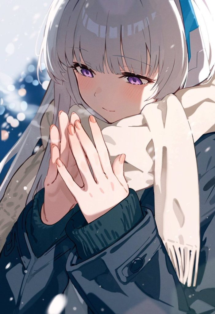 モコモコカワイイ。防寒・冬着の女の子画像❄