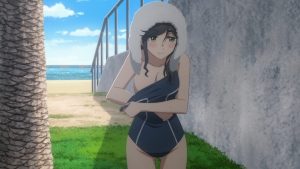 【画像】アニメ『綺麗にしてもらえますか。』の水着を脱ぐシーンがエロすぎてちんちんがイライラする