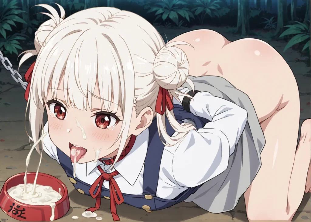 【嵐千砂都】ペットプレイ強制食ザー