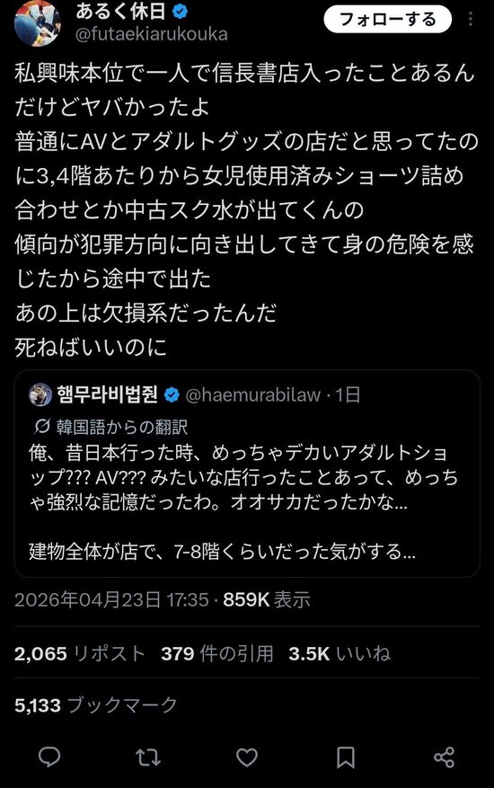 【悲報】アダルトショップの使用済み下着、バイトのおっさんが使用感の加工をしていただけだった