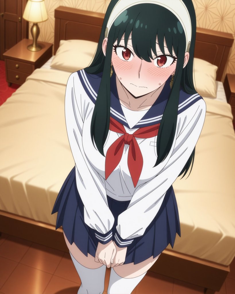 【画像】ヨルさんと制服セックス♥