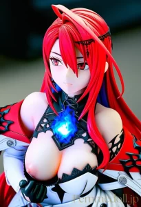 【hololive】「感じて、私の熱を…」巨乳強調の誘惑フィギュア【AIエロイラスト24枚】