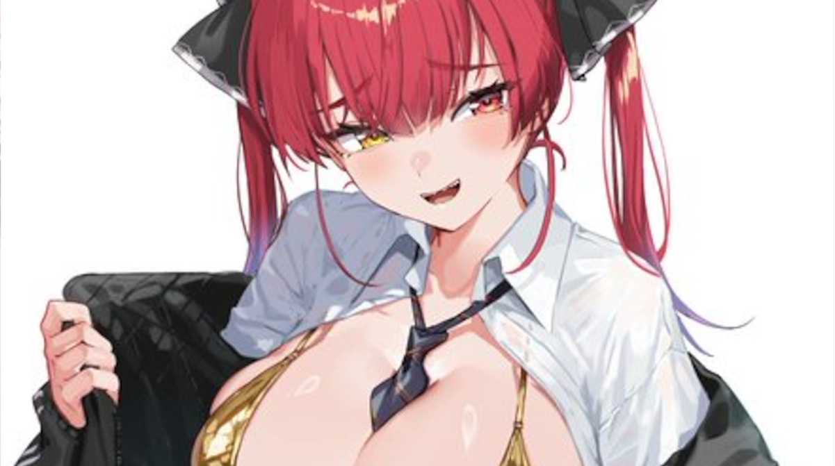 【画像】宝鐘マリン、金ビキニ