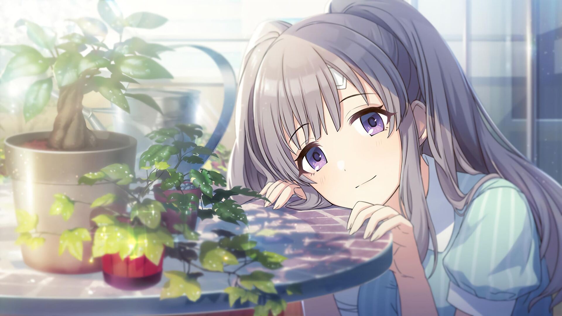 【画像】女の子「ふふっ・・・♪お花さん・・・♪おはよう♡」