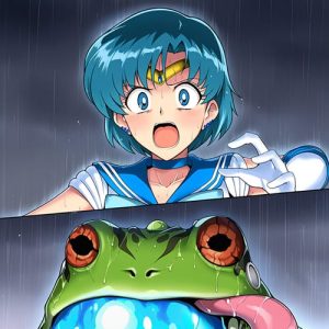 【美少女戦士セーラームーン】セーラー戦士エロピンチ！マーキュリーがエロガエルに全身ヌルグチョにされて苗床堕ちさせられる…