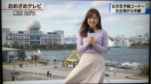 【動画】お天気キャスターさん、突風でスカートが捲れる放送事故ｗｗｗｗｗｗｗｗｗ
